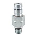 Parker PD Series steel nipple with male Metric thread